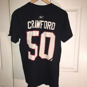 Reebok Crawford #50 Blackhawks Players Tshirt